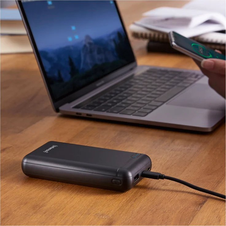 Intenso XS20000, externes Ladegerät, 20000 mAh, geeignet für Smartphones, Tablets, PCs, Digitalkameras, Nintendo Switch, Powerbank, schwarz (7313550) – Bild 6