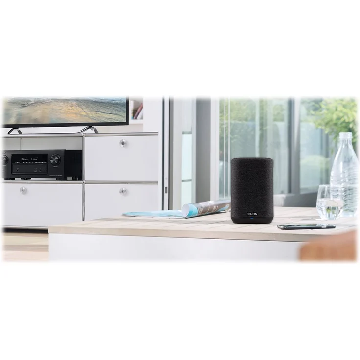Denon Home 150 Multiroom-Lautsprecher mit Alexa, Google Assistant, Webradio, geeignet für Indoor, schwarz – Bild 12