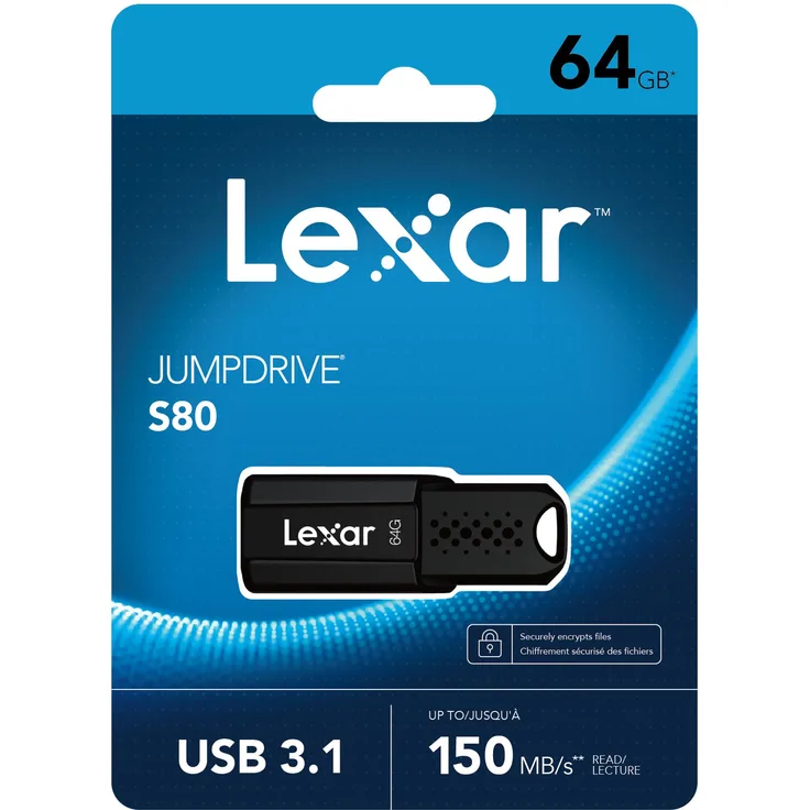 Lexar JumpDrive S80 64GB USB 3.1