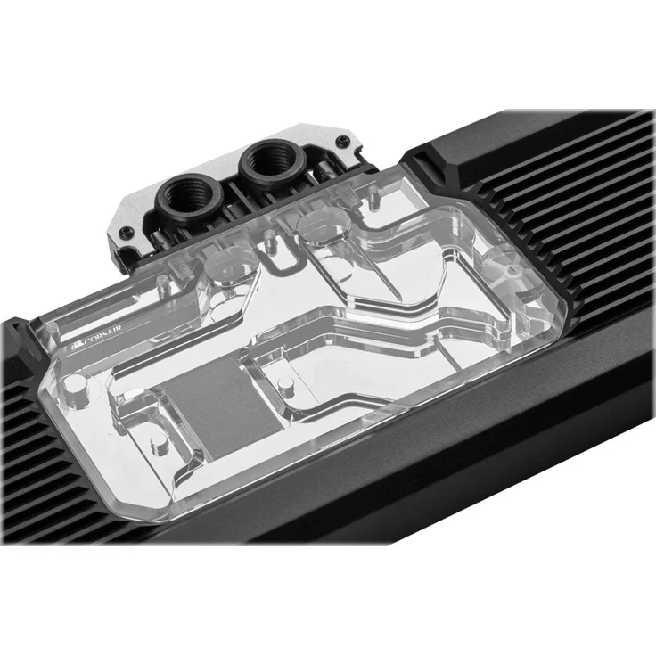 Corsair Hydro X Series, XG7 RGB 20-SERIES GPU-Wasserkühler für NVIDIA GeForce 2080 Founders Edition (Präzise Konstruktion, Aluminium Backplate, Durchflussindikator, Anpassbar RGB-Beleucht) Schwarz – Bild 2