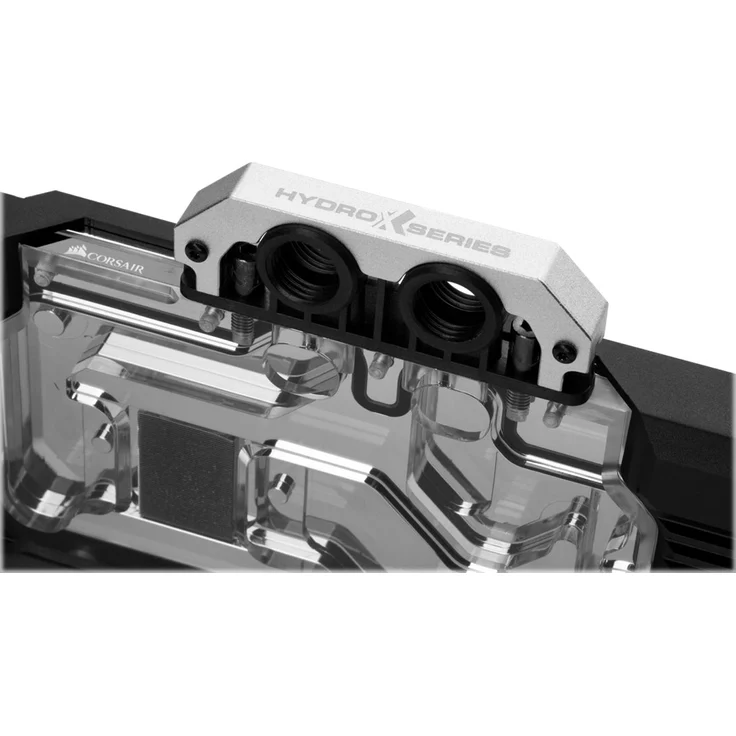 Corsair Hydro X Series, XG7 RGB 20-SERIES GPU-Wasserkühler für NVIDIA GeForce 2080 Founders Edition (Präzise Konstruktion, Aluminium Backplate, Durchflussindikator, Anpassbar RGB-Beleucht) Schwarz – Bild 3