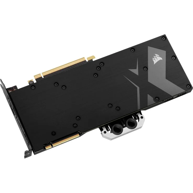 Corsair Hydro X Series, XG7 RGB 20-SERIES GPU-Wasserkühler für NVIDIA GeForce 2080 Founders Edition (Präzise Konstruktion, Aluminium Backplate, Durchflussindikator, Anpassbar RGB-Beleucht) Schwarz – Bild 4