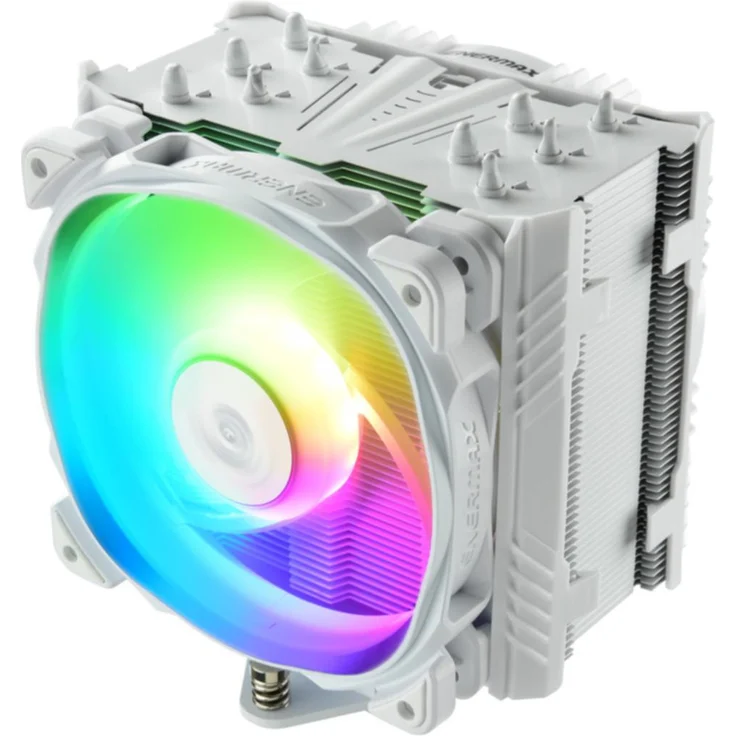 Enermax ETS-T50 AXE ETS-T50A-W-ARGB - White Version - Prozessor-Luftkühler - (für: LGA1156, AM2, AM2+, LGA1366, AM3, LGA1155, AM3+, LGA2011, FM1, FM2, LGA1150, FM2+, LGA2011-3, LGA1151, AM4, LGA2066) - Aluminium und Kupfer - 120 mm - Preisvergleich – Bild 2