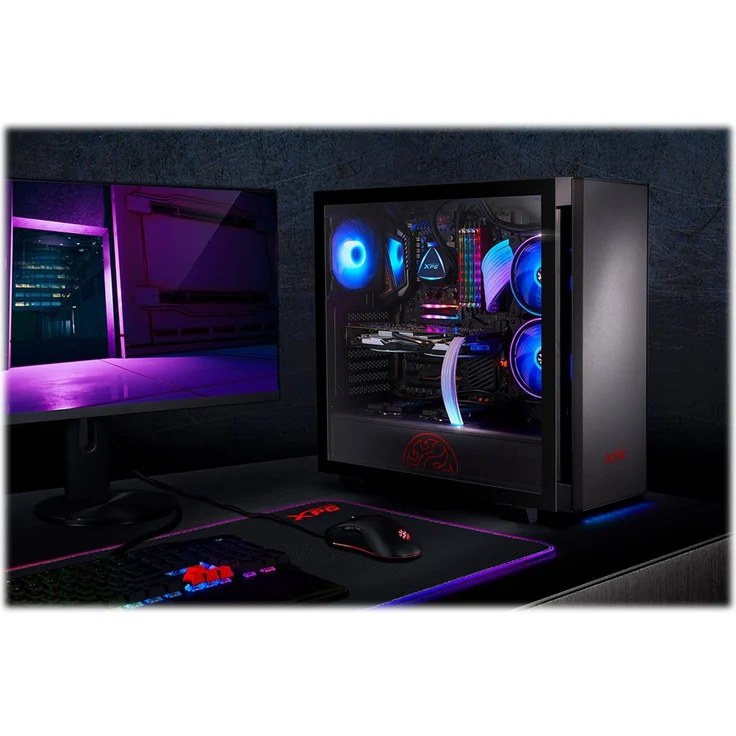 ADATA XPG Invader Mid-Tower ATX Gaming-Gehäuse weiß – Bild 9