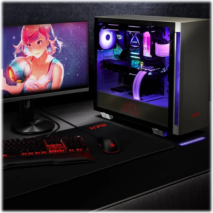 ADATA XPG Invader Mid-Tower ATX Gaming-Gehäuse weiß – Bild 7