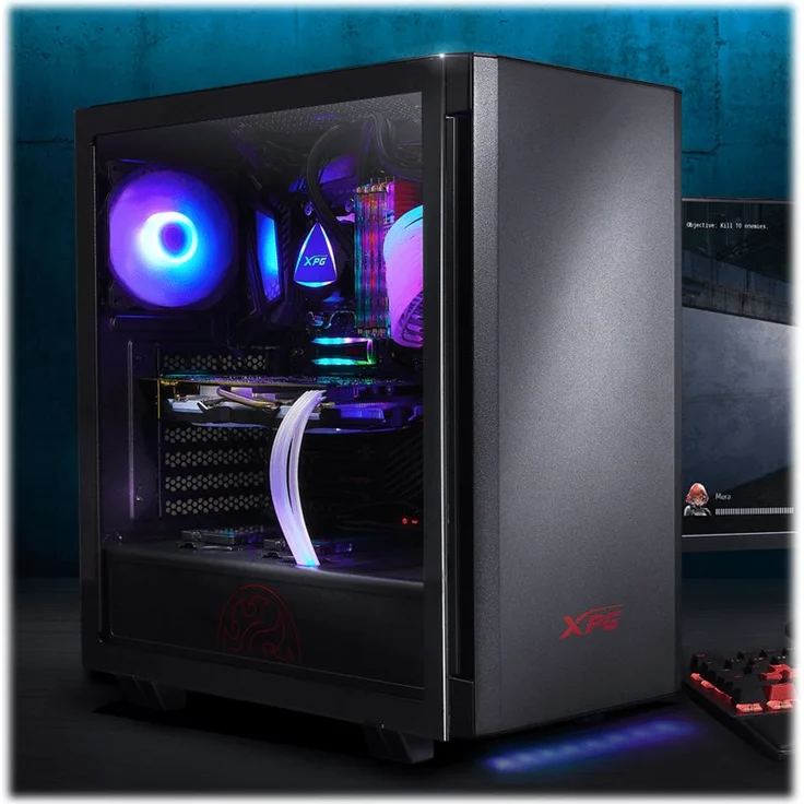 ADATA XPG Invader Mid-Tower ATX Gaming-Gehäuse weiß – Bild 8