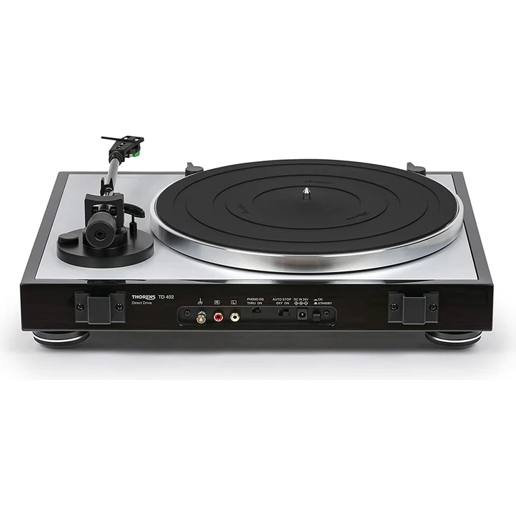 Thorens TD 402 DD Plattenspieler Hochglanz Schwarz – Bild 4