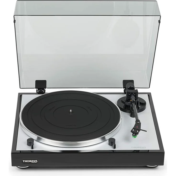 Thorens TD 402 DD Plattenspieler Hochglanz Schwarz – Bild 1