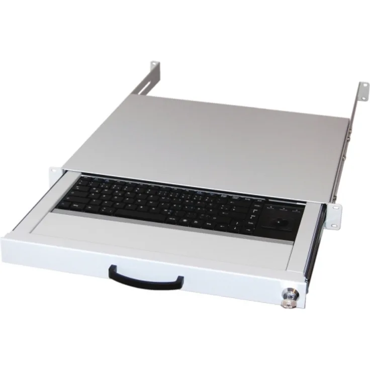 Equip Tastaturschublade US-ASCII grau, RAL7035