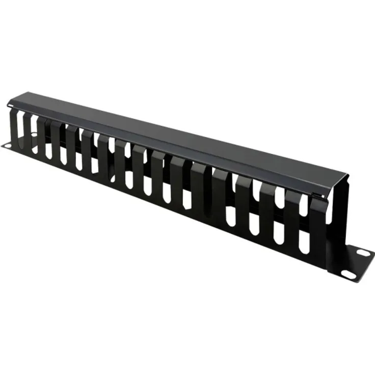 19-Kabelfhrg.1HE 40x80mm schwarz (26.99.0306)