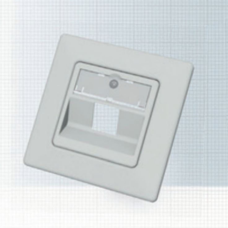 Easylan Modulaufnahme SL 45° 1-fach 80x80 5er VPE, CKVDUSL1R