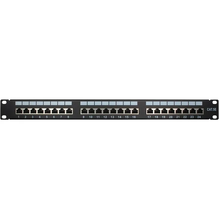 Inter-Tech 19 Patchpanel Cat.5e STP 24 Port, 88887153