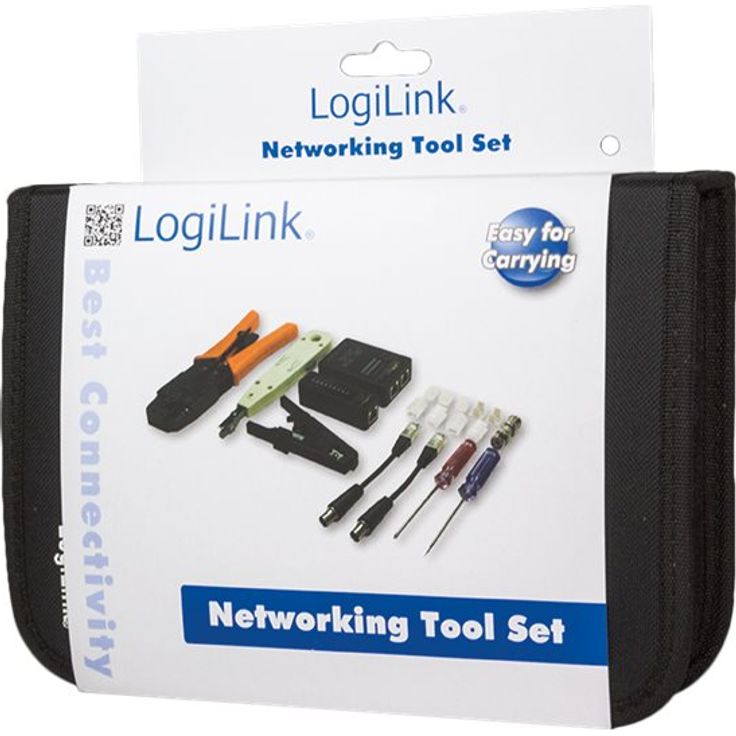 LogiLink Professional WZ0030 Netzwerk-Werkzeug-Set, Schwarz – Bild 8