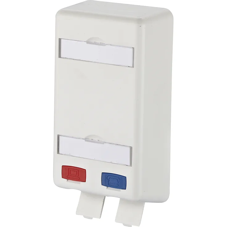 METZ CONNECT Anschlussdose E-DAT modul 2x8(8) 1309150102-E, 1309150102-E