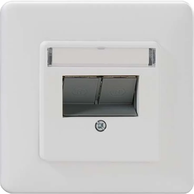 Rutenbeck Anschlussdose UM Cat.6A iso-MD 2Up rw 139112070, 139112070