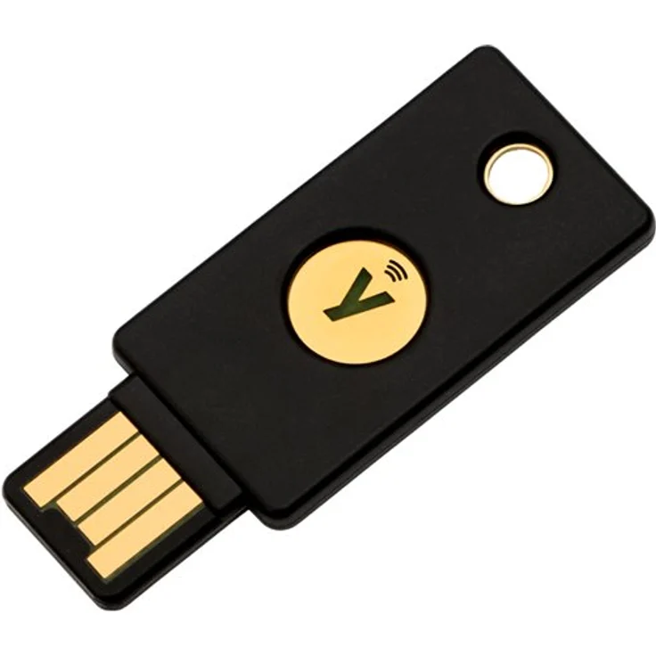 Yubico - YubiKey 5 NFC - Two Factor Authentication USB and NFC Security Key, Fits USB-A Ports and Works with Supported NFC Mobile Devices - Protect Your Online Accounts with More Than a Password – Bild 3