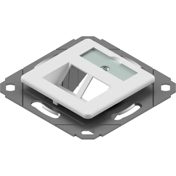 ZVK CKVD1D1 EasyLan ModulDose Modulaufnahme designfähig 1-fach
