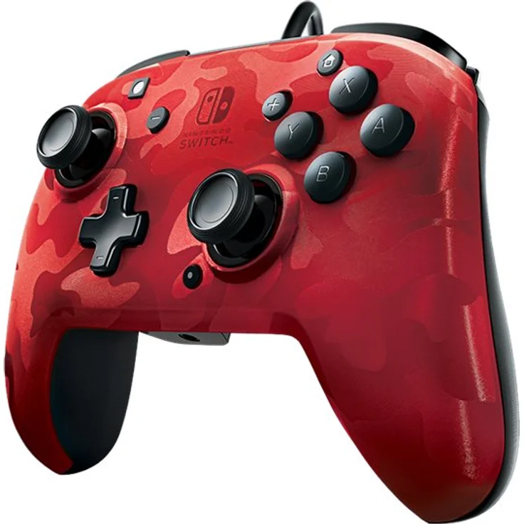 PDP Faceoff Deluxe+ Audio Wired Controller Rot, Schwarz (500-134-EU-CM04) (Switch) – Bild 2