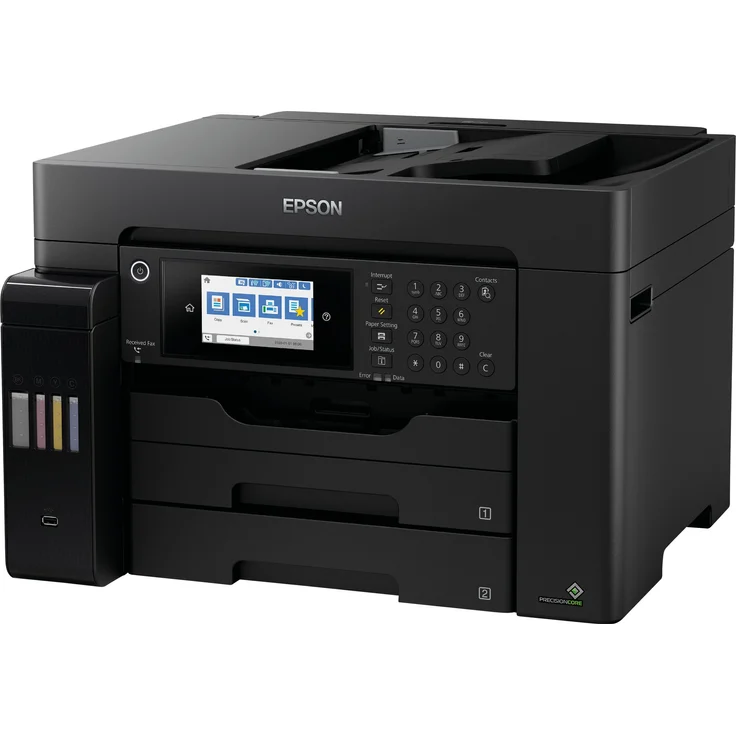 Epson EcoTank ET-16650 4-in-1 Tintenstrahl-Multifunktionsgerät (Drucker, Scanner, Kopierer, Fax) Auflösung: 4800 x 2400, USB, LAN, WLAN, Mopria, AirPrint, Cloud Print (C11CH71401) – Bild 6