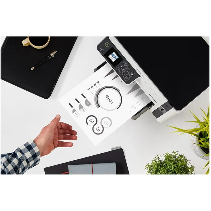 Epson EcoTank ET-M2120 (3-in-1) Multifunktionsdrucker - (Tintenstrahl) Mono, Druckgeschwindigkeit: 15 s/w, Auflösung: 1440 x 720, WLAN, Wi-Fi Direct (C11CJ18401) – Bild 10