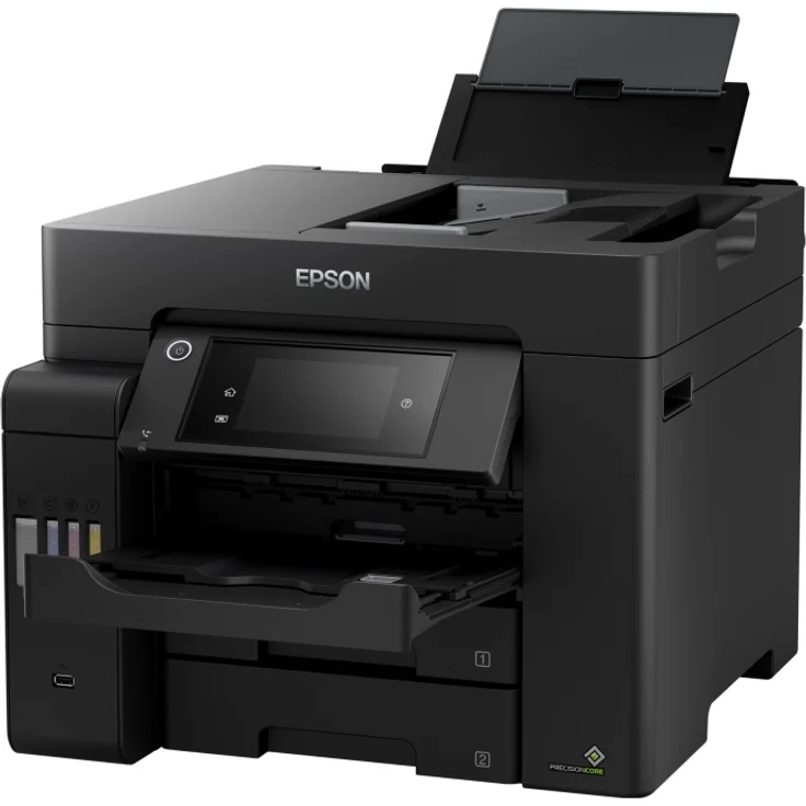 Epson EcoTank ET-5850 4-in-1 Tintenstrahl-Multifunktionsgerät (Drucker, Scanner, Kopierer, Fax) Auflösung: 1200 x 4800, USB, LAN, WLAN, Mobile Print, AirPrint, Wi-Fi Direct, Cloud Print (C11CJ29401) – Bild 7