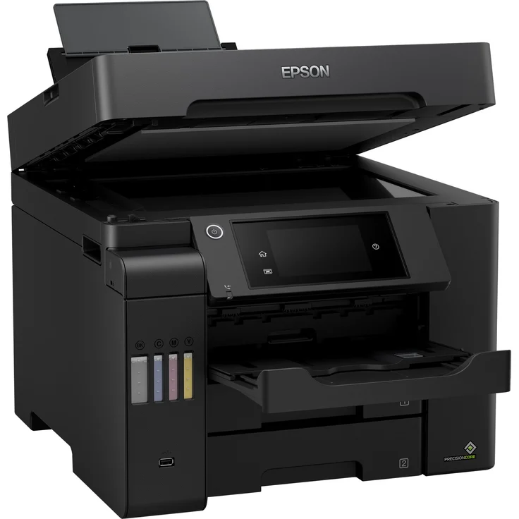 Epson EcoTank ET-5850 4-in-1 Tintenstrahl-Multifunktionsgerät (Drucker, Scanner, Kopierer, Fax) Auflösung: 1200 x 4800, USB, LAN, WLAN, Mobile Print, AirPrint, Wi-Fi Direct, Cloud Print (C11CJ29401) – Bild 15