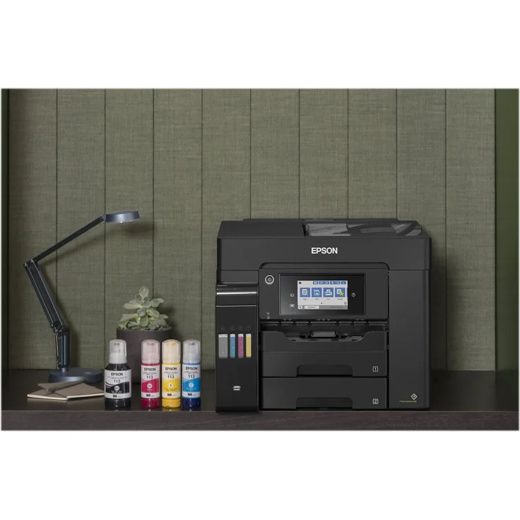 Epson EcoTank ET-5850 4-in-1 Tintenstrahl-Multifunktionsgerät (Drucker, Scanner, Kopierer, Fax) Auflösung: 1200 x 4800, USB, LAN, WLAN, Mobile Print, AirPrint, Wi-Fi Direct, Cloud Print (C11CJ29401) – Bild 16