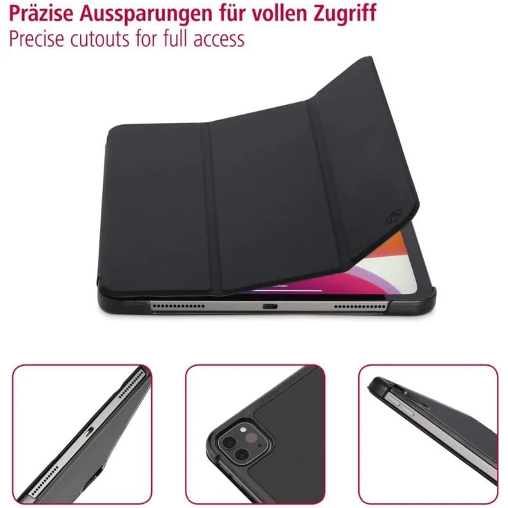 Hama Case für iPad Pro 2020 11 Zoll (aufklappbare Schutz-Hülle für Displays mit 11 Zoll, Cover für Apple Tablet mit Magnetverschluss) schwarz – Bild 8