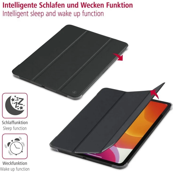 Hama Hülle für iPad Pro 2020 11 Zoll (aufklappbares Case für Apple Tablet, Schutz-Hülle mit Standfunktion, transparente Rückseite, magnetisches Cover mit Auto Wake-Sleep) schwarz – Bild 9