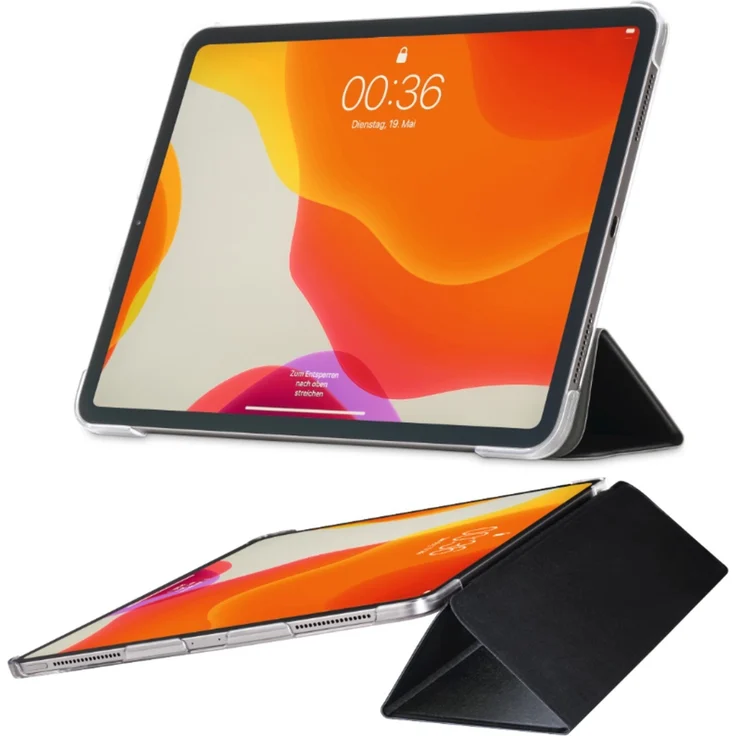 Hama Hülle für iPad Pro 2020 11 Zoll (aufklappbares Case für Apple Tablet, Schutz-Hülle mit Standfunktion, transparente Rückseite, magnetisches Cover mit Auto Wake-Sleep) schwarz – Bild 5