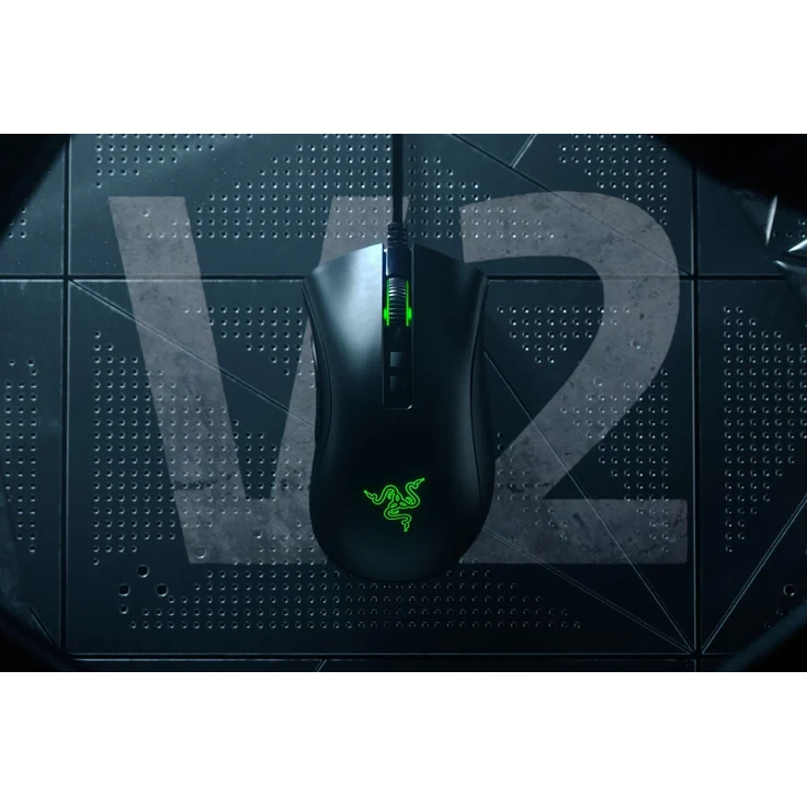 Razer DeathAdder V2 - Gaming-Maus mit klassenbester Ergonomie, Schnellsten Maus-Switches, Optischer Focus+ 20K DPI Sensor, Speedflex Kabel, Chroma RGB, 8 Programmierbare Tasten) – Bild 3