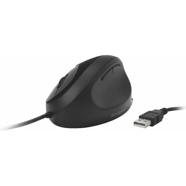 Kensington kabelgebundene ergonomische Maus - Pro Fit Ergo für Laptop, Desktop, PC und Gaming, USB 3.0 Verbindung, 4 DPI Einstellungen & 5 Tasten, Schwarz, K75403EU – Bild 7
