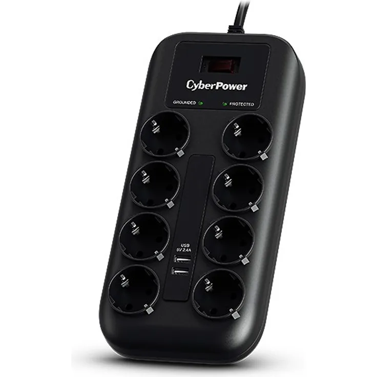 CyberpowerÜberspannungsschutz 8er P0820SUF0-DEB Professiona - Steckdosenleiste - 1,8 m (P0820SUFO-DE)