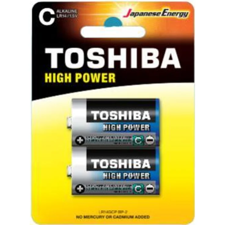 Toshiba LR14GCP BP-2 Alkali-Batterien (Alkali-Mangan, x 2) (LR14GCP BP-2)