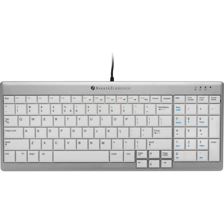 Bakker Elkhuizen UltraBoard 960 - Tastatur - USB - Deutsch QWERTZ - Scissor-Key (BNEU960SCDE)