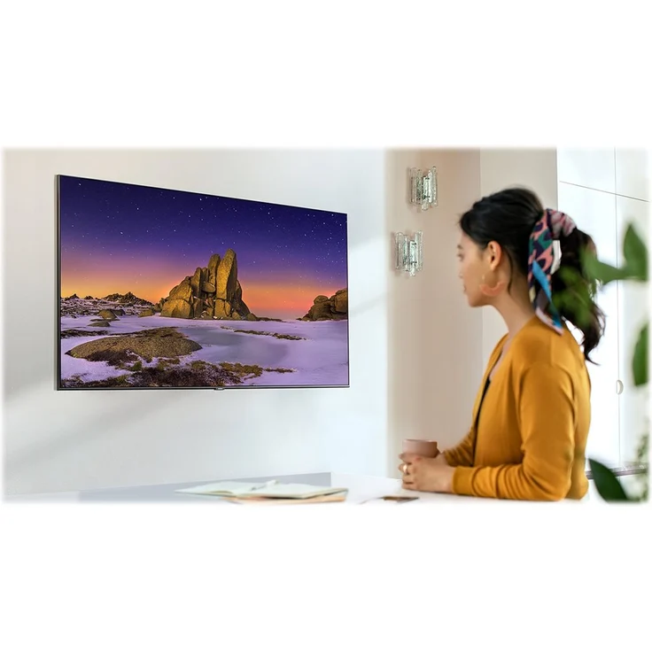 Samsung GQ50Q60TGU 125 cm (50 Zoll) QLED Smart TV (Ultra HD, HDR) HD-Triple-Tuner (Sat, Antenne, Kabel) Modelljahr 2020 Energieklasse G (DE-Modell) – Bild 2