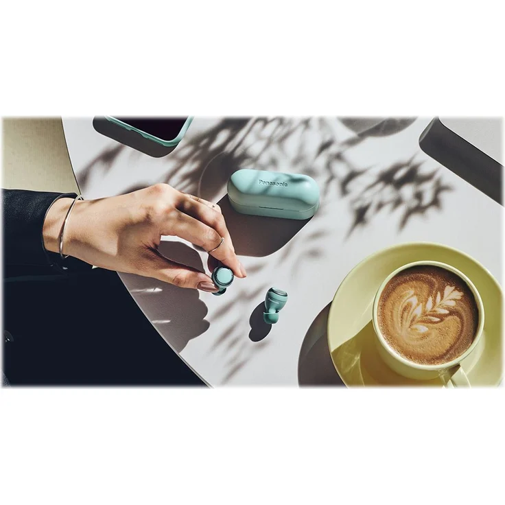 Panasonic RZ-S300WE-G True Wireless In-Ear Kopfhörer, mit Bluetooth, Mikrofon, spritzwassergeschützt, grün – Bild 10