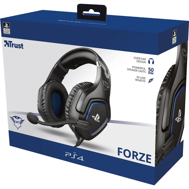 Trust Gaming GXT 488 Forze Gaming Headset für PlayStation 4 (klappbarem Mikrofon und einstellbarem Kopfbügel) schwarz – Bild 6