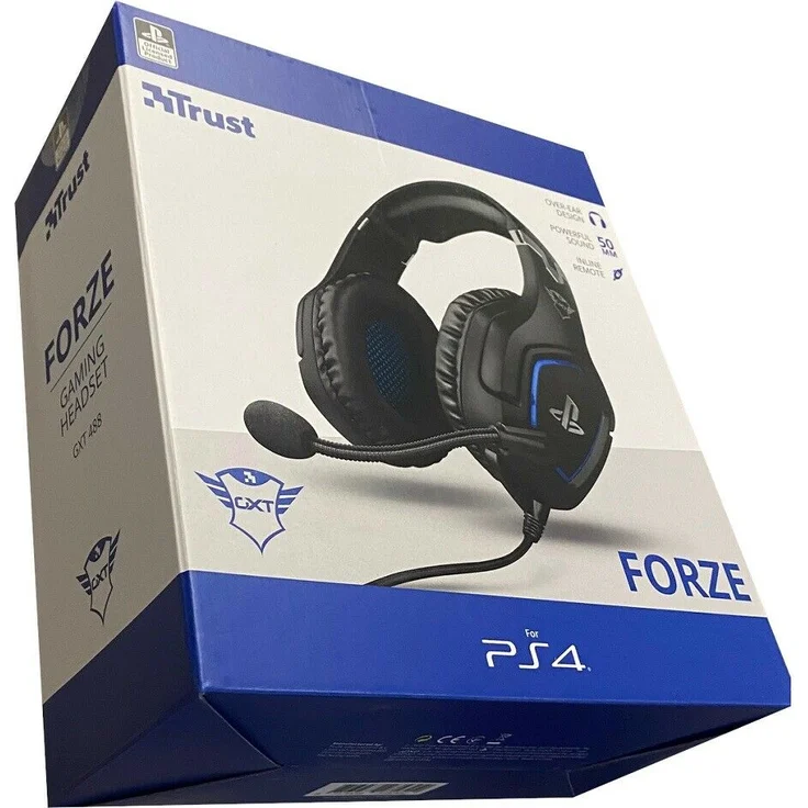 Trust Gaming GXT 488 Forze Gaming Headset für PlayStation 4 (klappbarem Mikrofon und einstellbarem Kopfbügel) schwarz – Bild 2