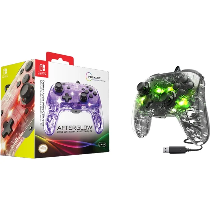 PDP Afterglow Deluxe+ Audio Wired Controller Transparent (500-132-EU) (Switch) – Bild 4