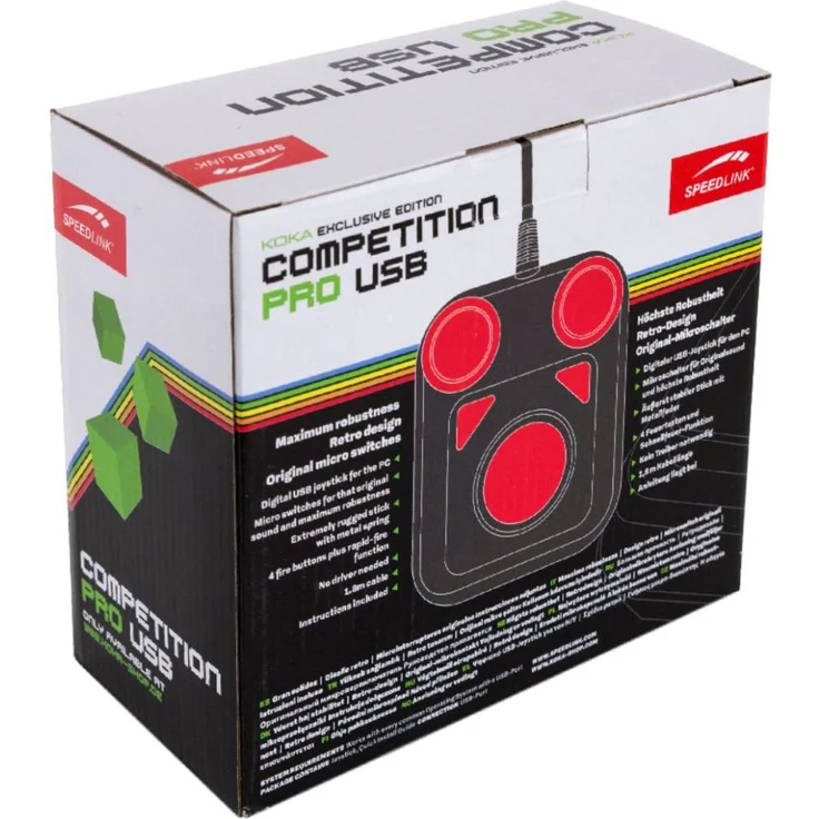 Speedlink Competition Pro USB KOKA Exclusive Edition Schwarz, Rot (SL-650210-BK) (PC) – Bild 6