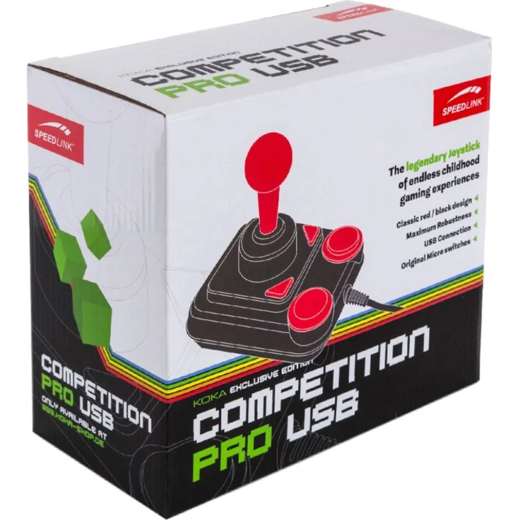 Speedlink Competition Pro USB KOKA Exclusive Edition Schwarz, Rot (SL-650210-BK) (PC) – Bild 5