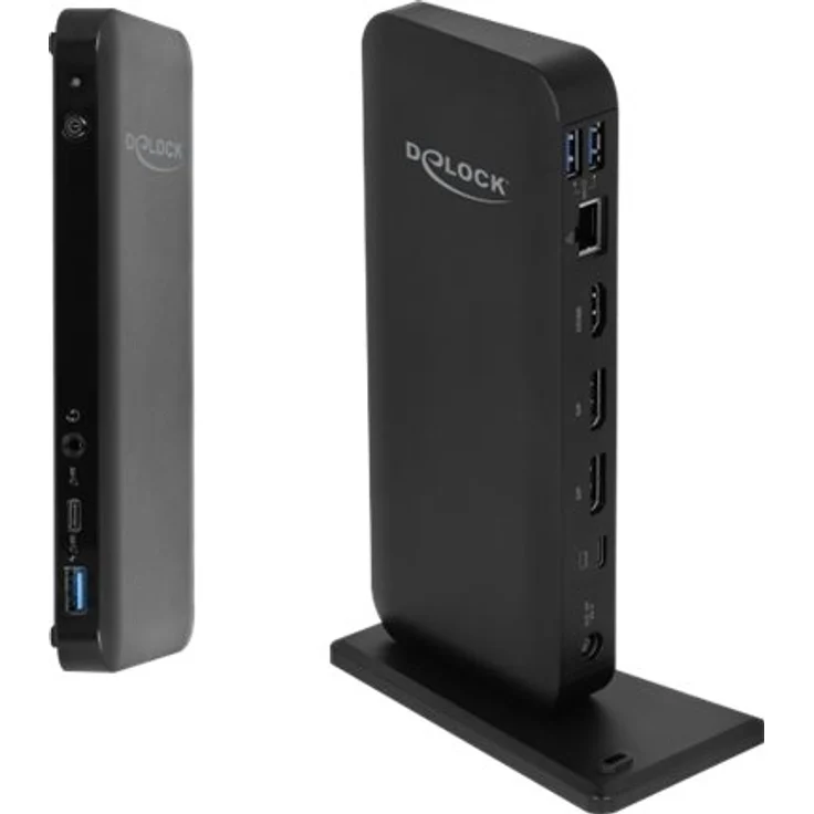 Delock USB Type-C DP 1.4 Dockingstation 4K - HDMI-DP 1.4-USB 3.2-LAN-PD 3.0 – Bild 8