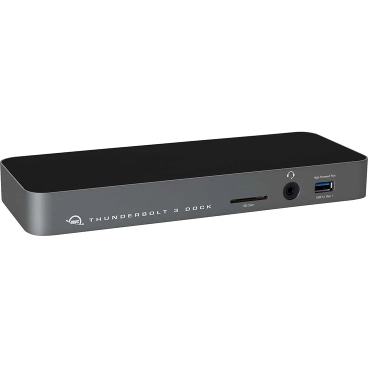OWC Thunderbolt 3 Dock 14-Port Dockingstation, grau, USB-C, LAN, mini – Bild 2