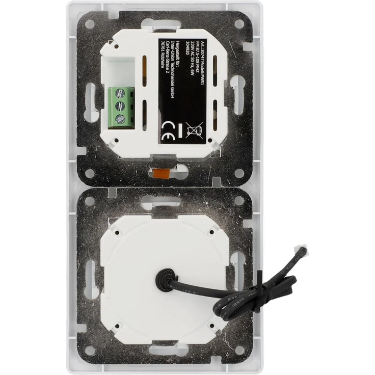 Unitec 30747 Unterputz UP Radio mit Touchfunktion und Bluetooth in weiß, senkrecht und waagrecht montierbar – Bild 3