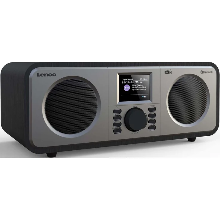 Lenco DAR-030 Tischradio mit Bluetooth, TFT-Display, schwarz – Bild 6