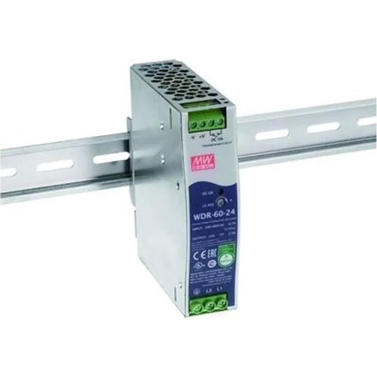 Mean Well WDR-60-5 Hutschienen-Netzteil (DIN-Rail) 5 V/DC 10 A 50 W 1 x (WDR-60-5)