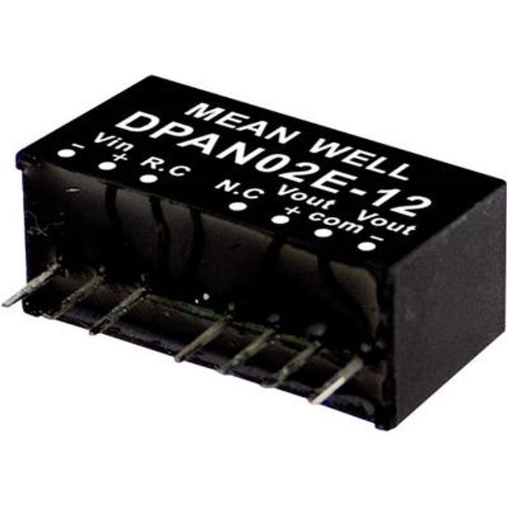 Mean Well DPAN02A-12 DC/DC-Wandlermodul 83 mA 2 W Anzahl Ausgänge: 2 x (DPAN02A-12)