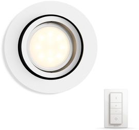 Philips Hue White Ambiance Milliskin LED Einbauspot inkl. Dimmschalter