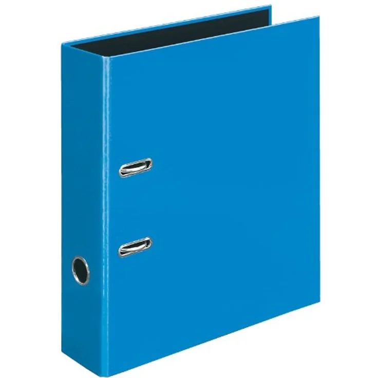 VELOFLEX Aktenordner Ordner A4 60mm Velocolor hellblau, mit Hebelmechanismus und Platz für ca. 560 Blatt 80g-Papier – Bild 2